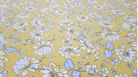 Algodón Flores Blancas Algodón Flores Blancas