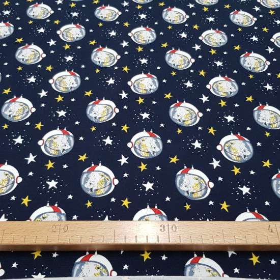 Tela Panel Jersey Algodón Jirafa Astronauta Tela Panel Jersey Algodón Jirafa Astronauta - Panel de jersey algodón diseñado por BIPP Design® en el que hay 3 diseños en la misma pieza con dibujos de jirafas astronautas y estrellas. En este panel podemos apreciar la parte delantera, la parte trasera y
